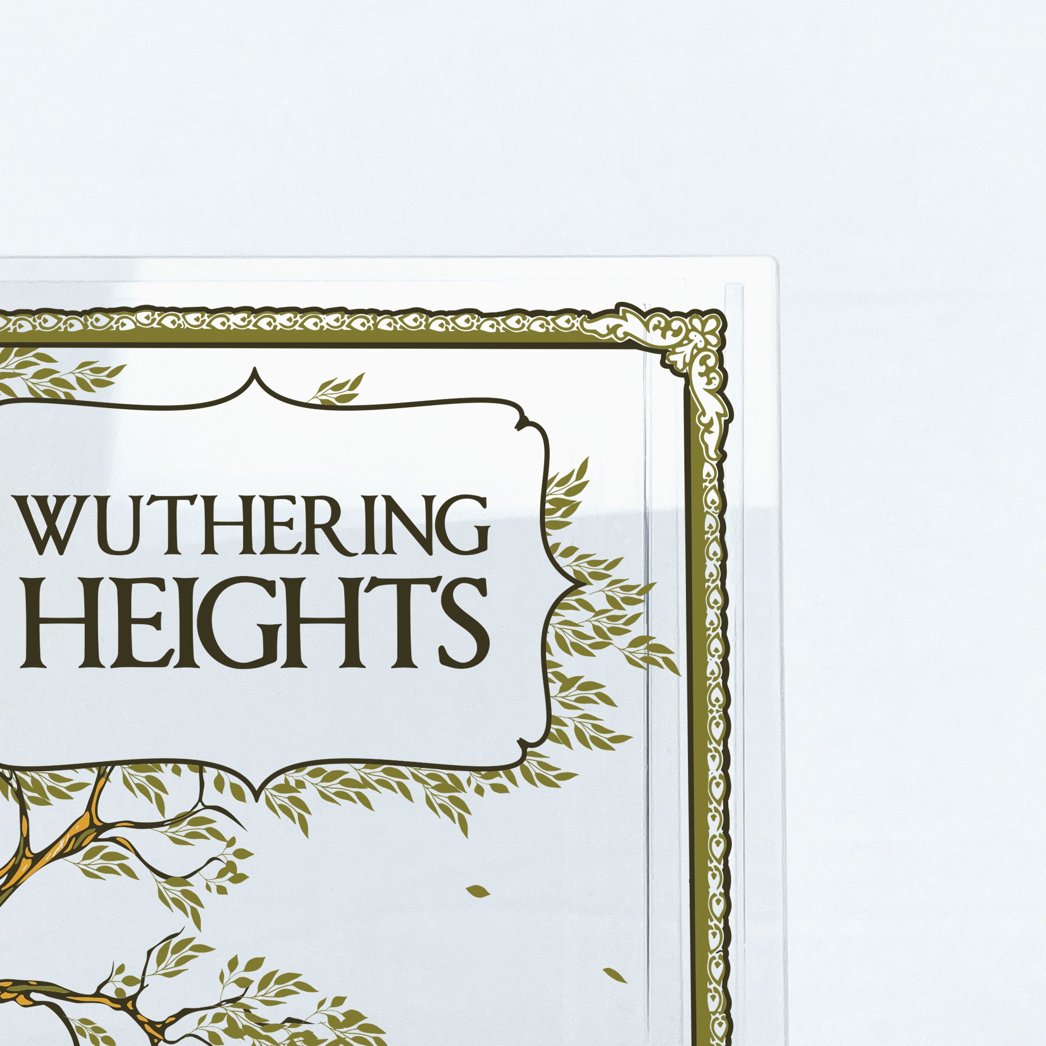Wuthering Heights Acrylic Book Vase - II