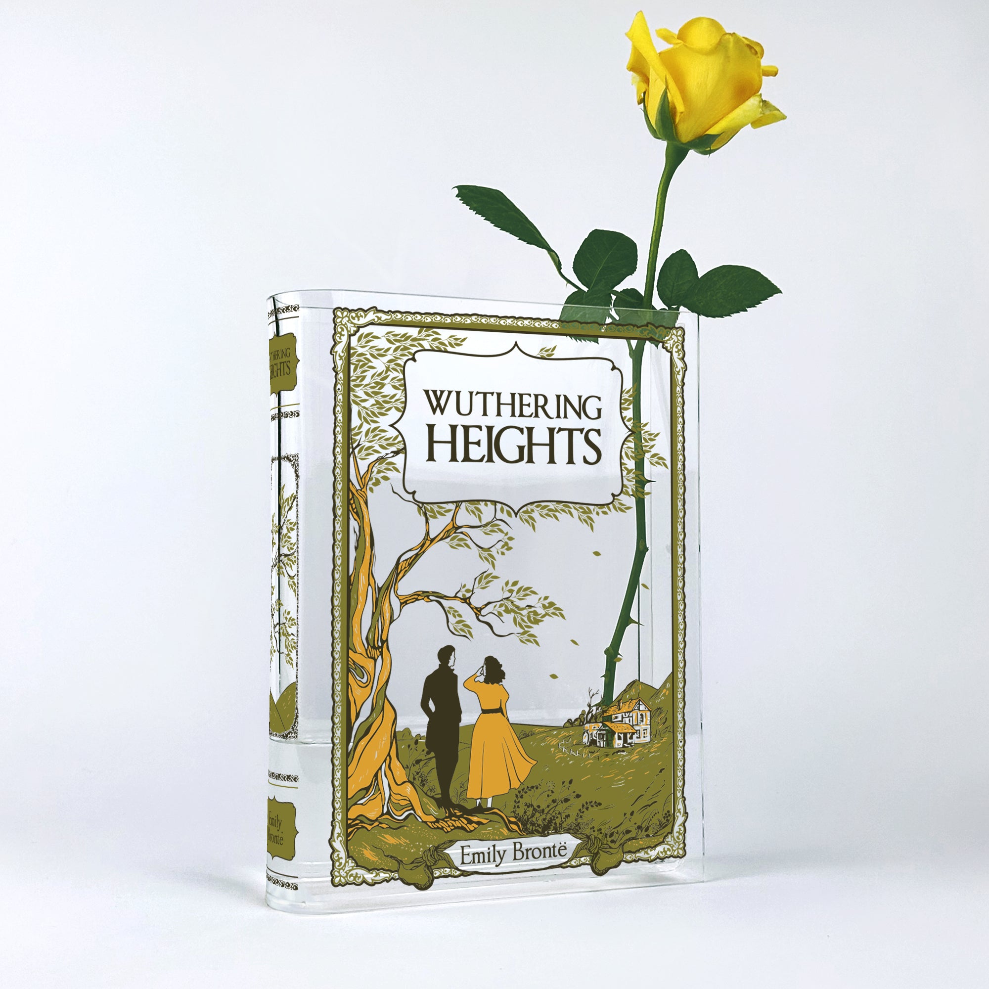 Wuthering Heights Acrylic Book Vase - II
