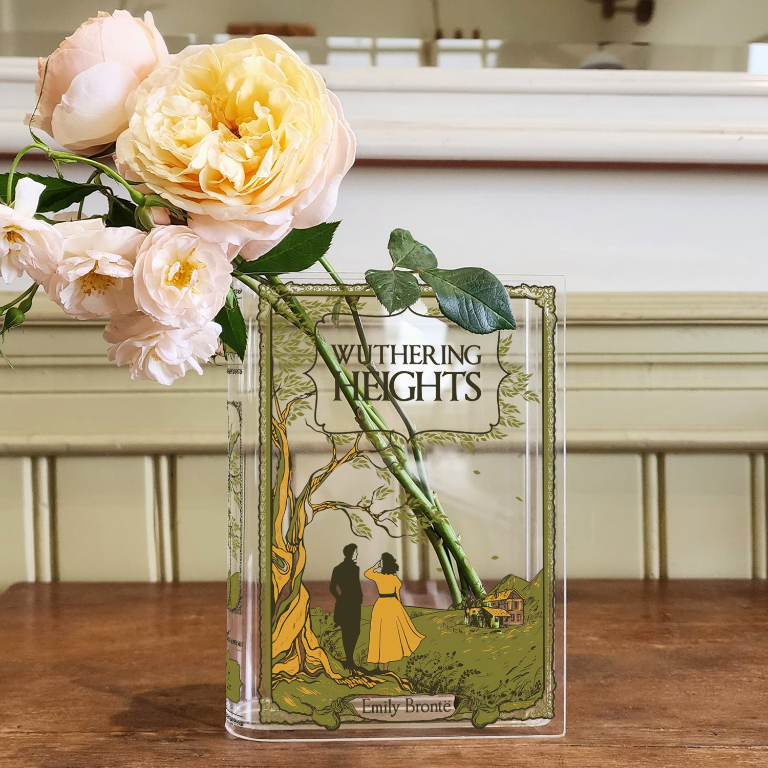Wuthering Heights Acrylic Book Vase - II