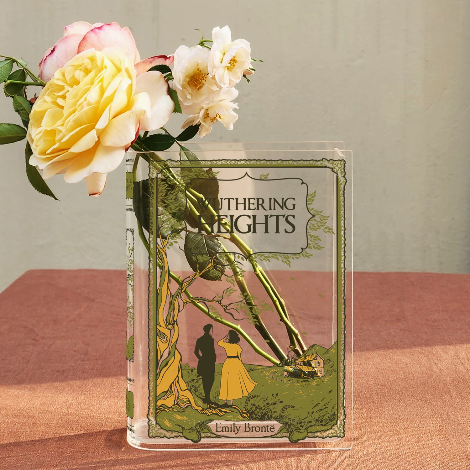 Wuthering Heights Acrylic Book Vase - II
