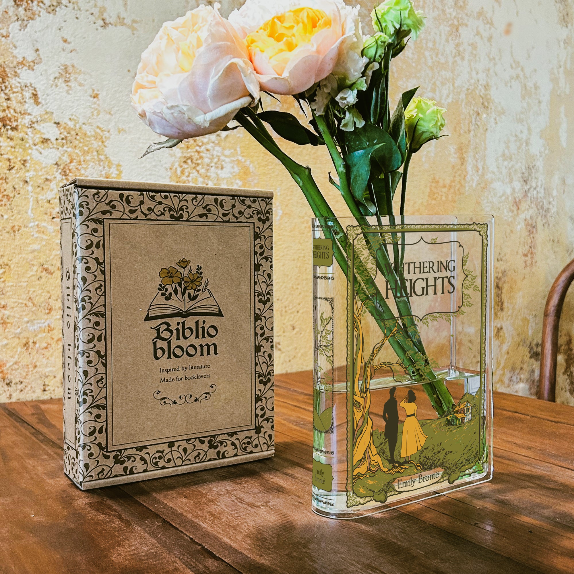 Wuthering Heights Acrylic Book Vase - II