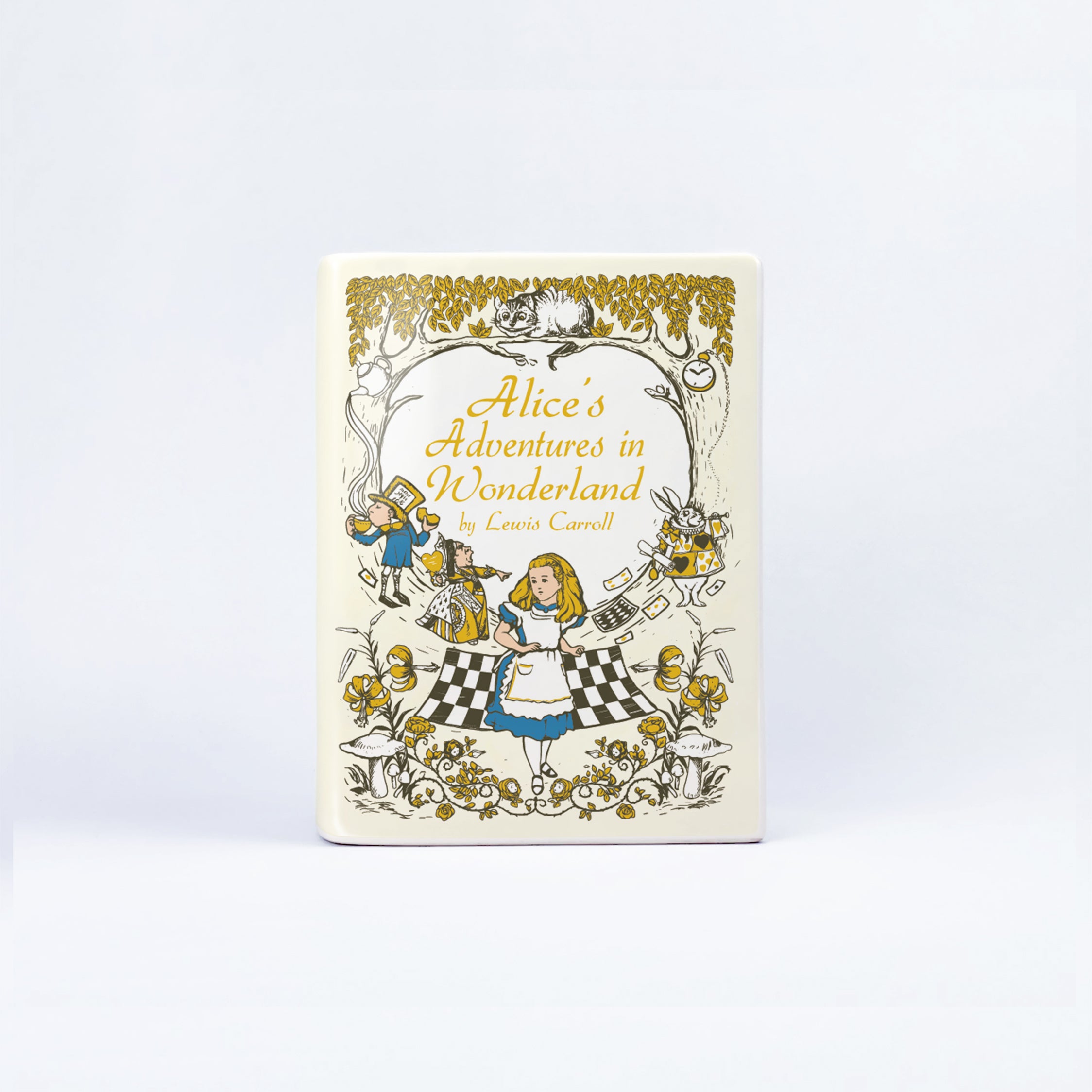 Alice's Adventures in Wonderland Ceramic Book Vase II - Small