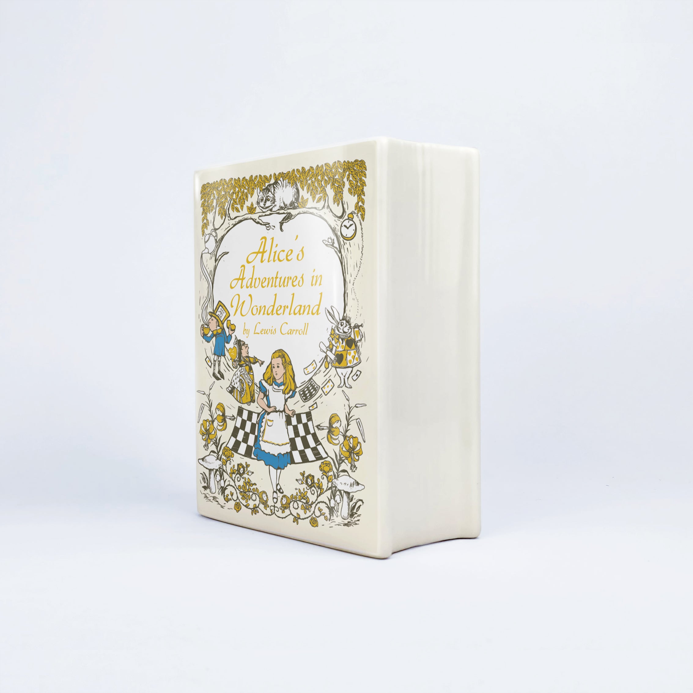 Alice's Adventures in Wonderland Ceramic Book Vase II - Small