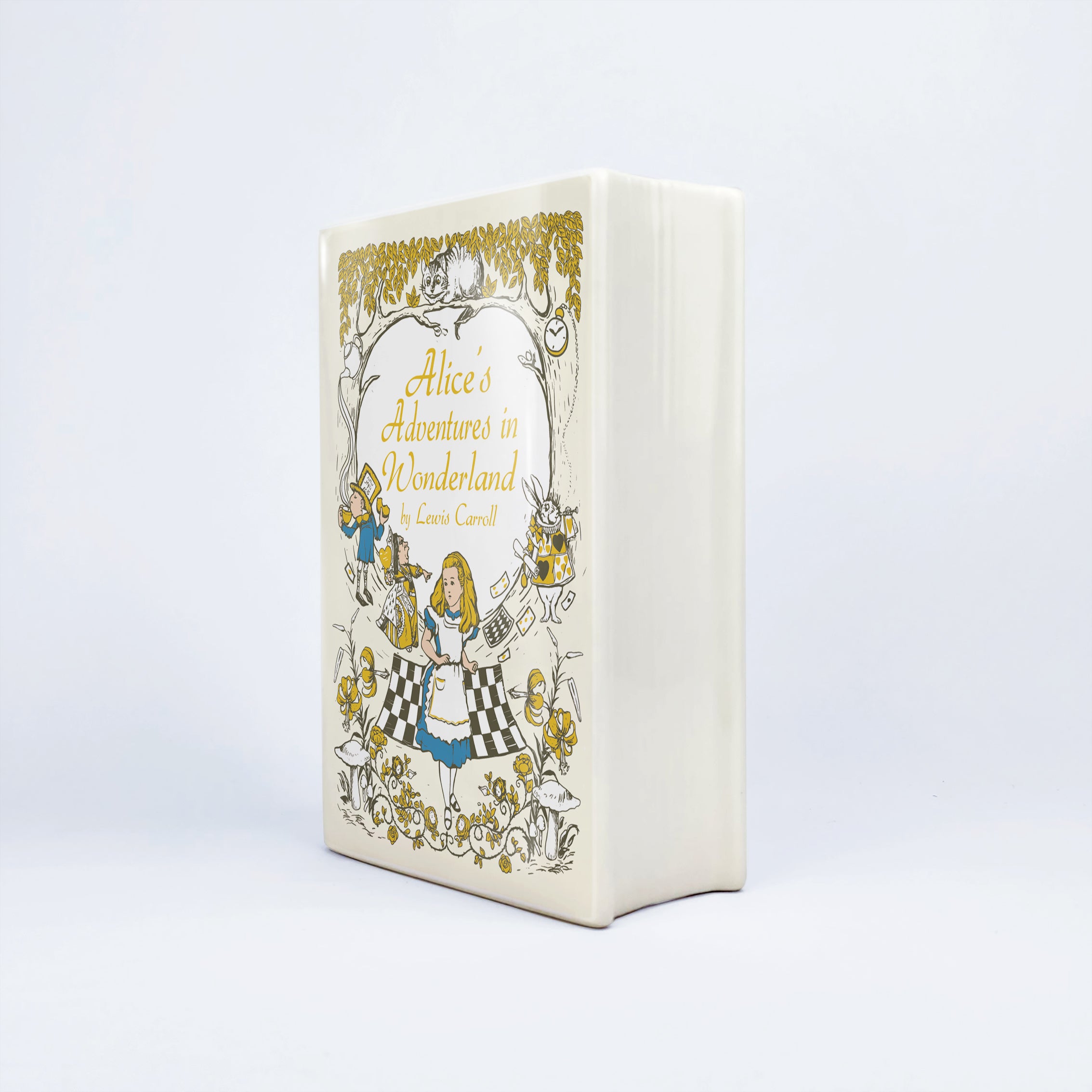 Alice's Adventures in Wonderland Ceramic Book Vase II - Large
