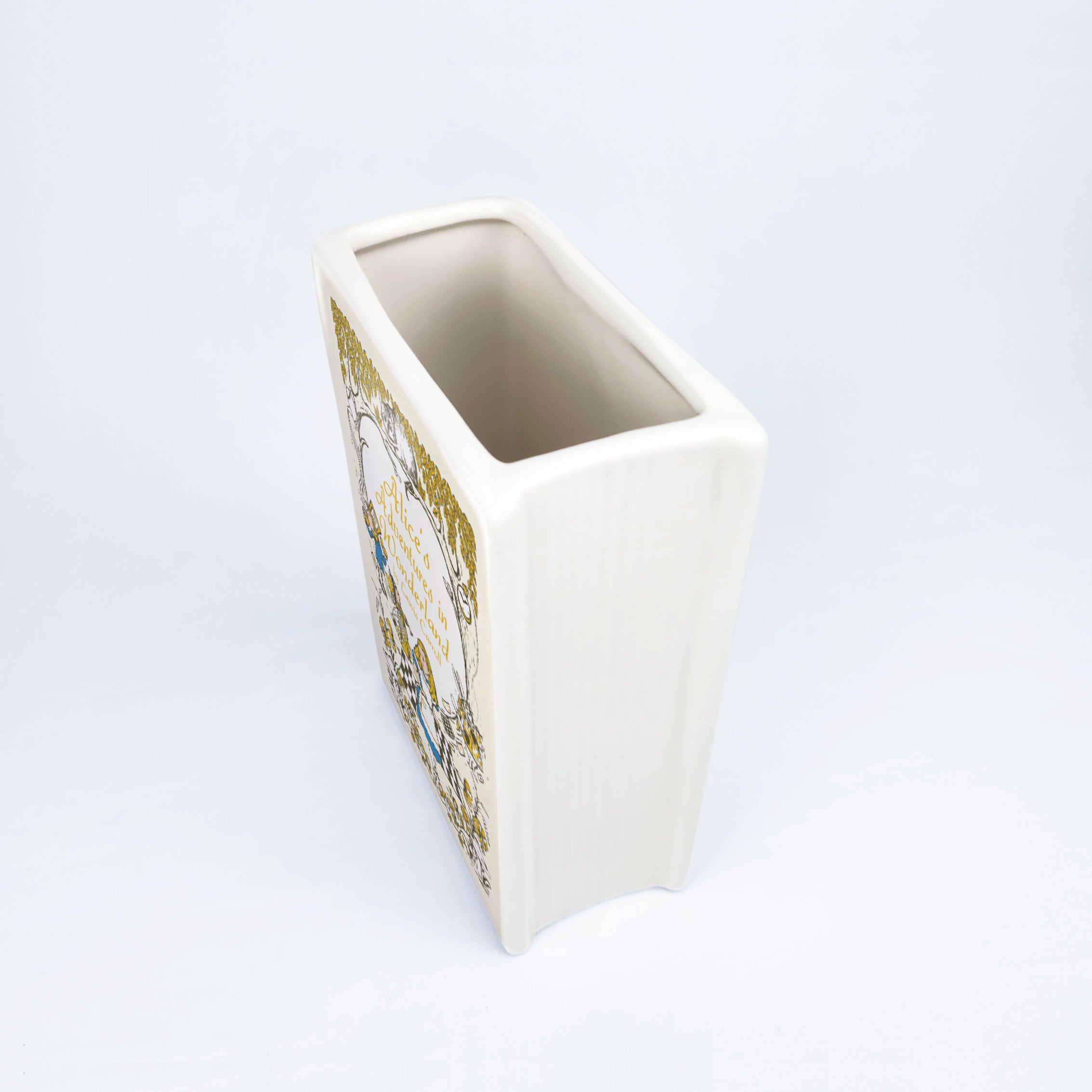 Alice's Adventures in Wonderland Ceramic Book Vase II - Small