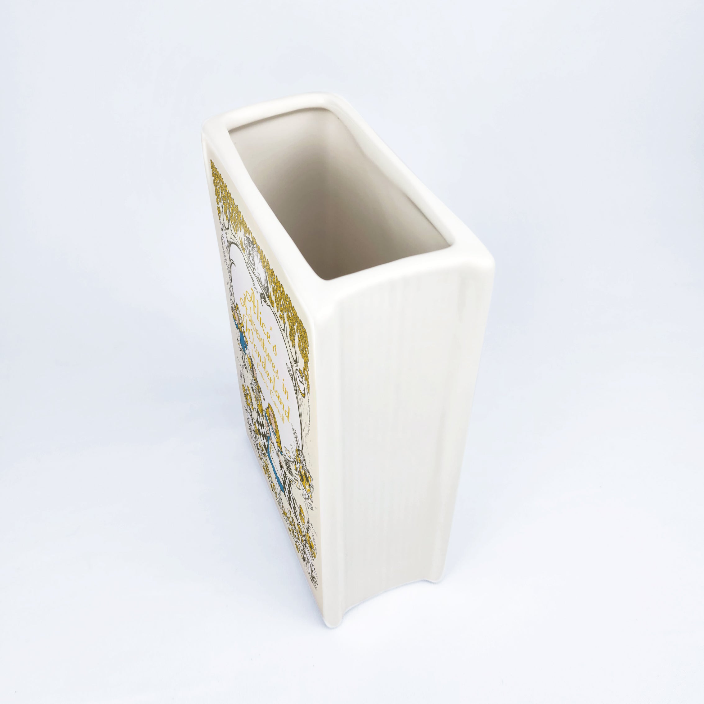 Alice's Adventures in Wonderland Ceramic Book Vase II - Large