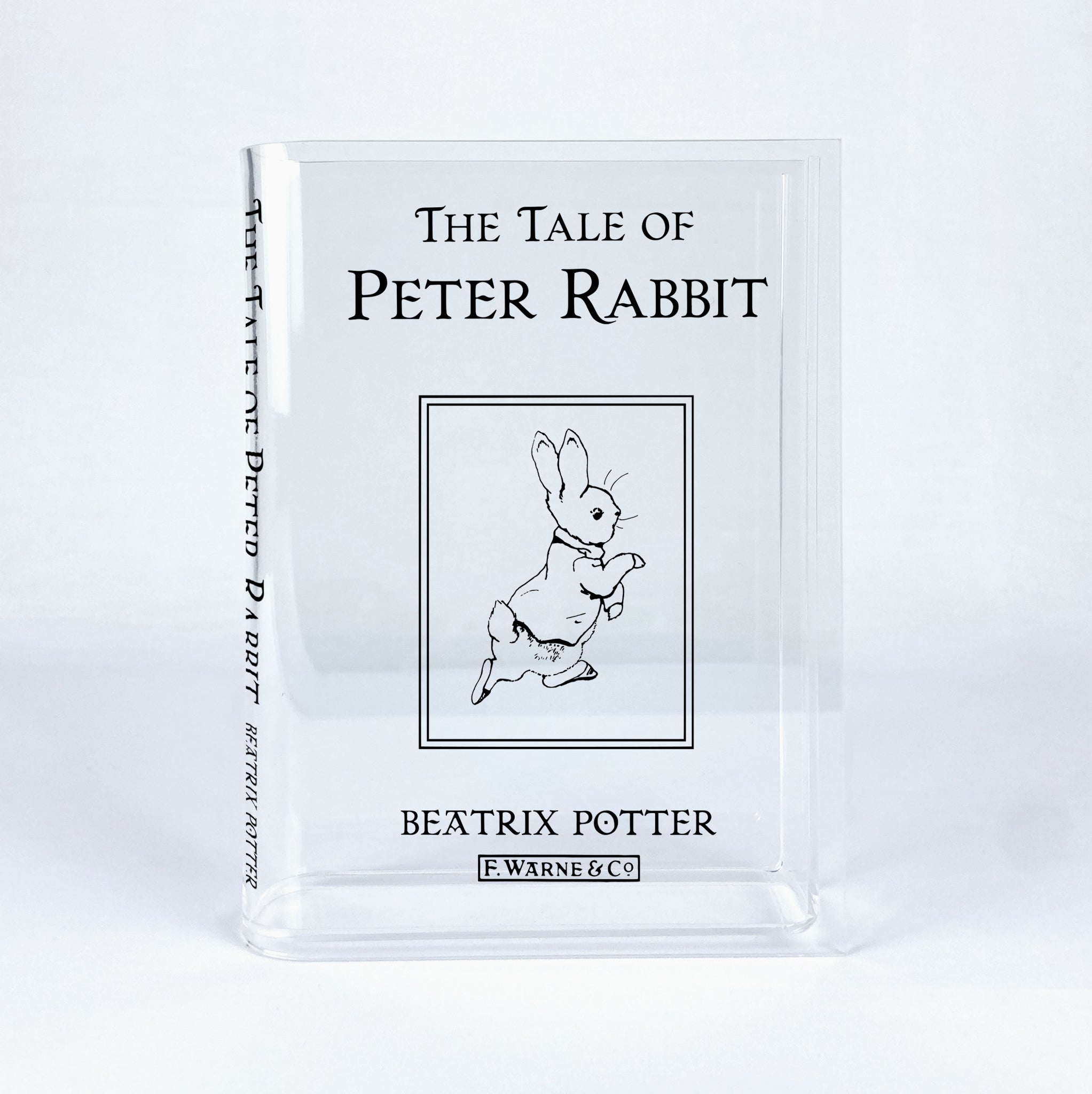 The Tale of Peter Rabbit Acrylic Book Vase