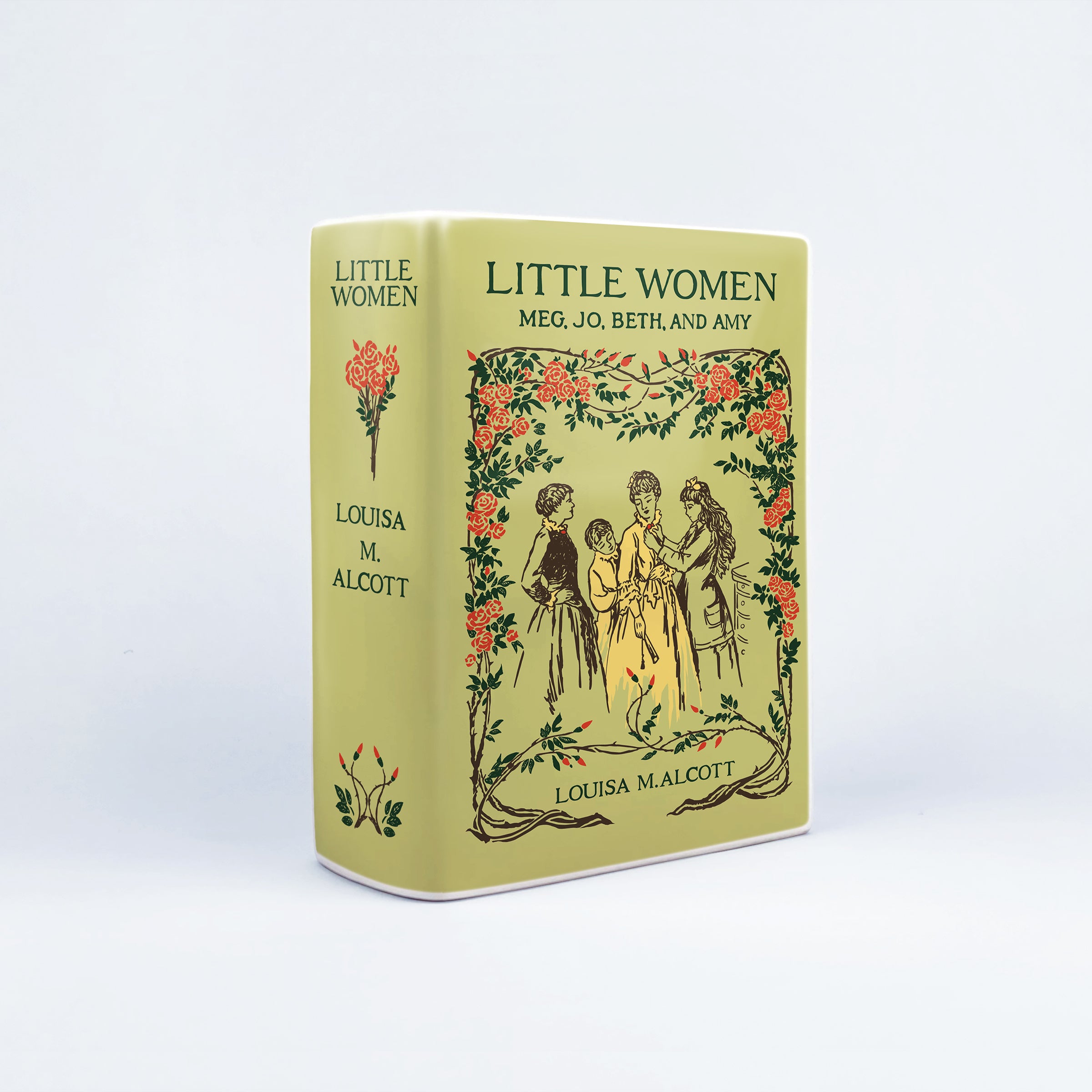 Little Women Ceramic Book Vase - Small