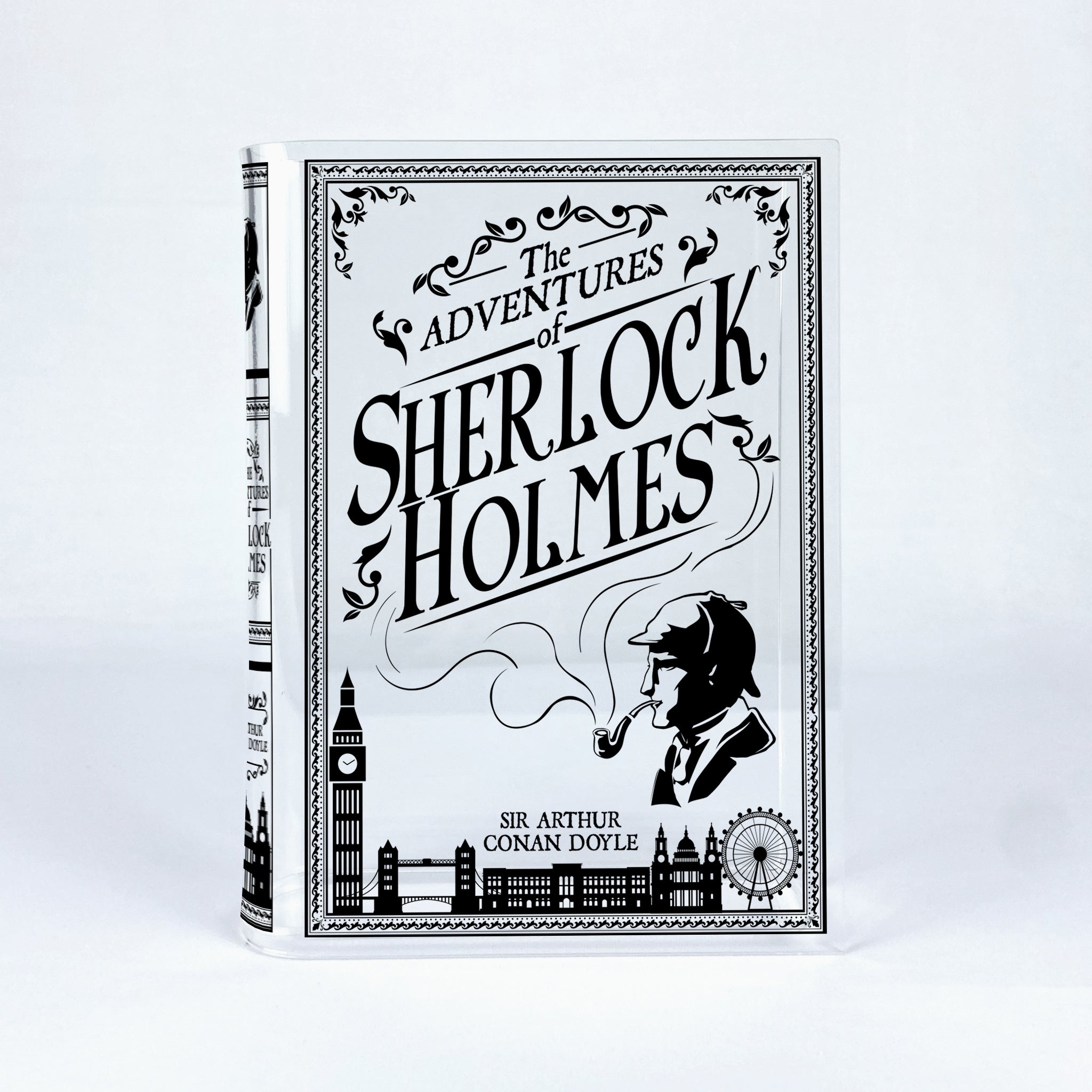 The Adventures of Sherlock Holmes Acrylic Book Vase
