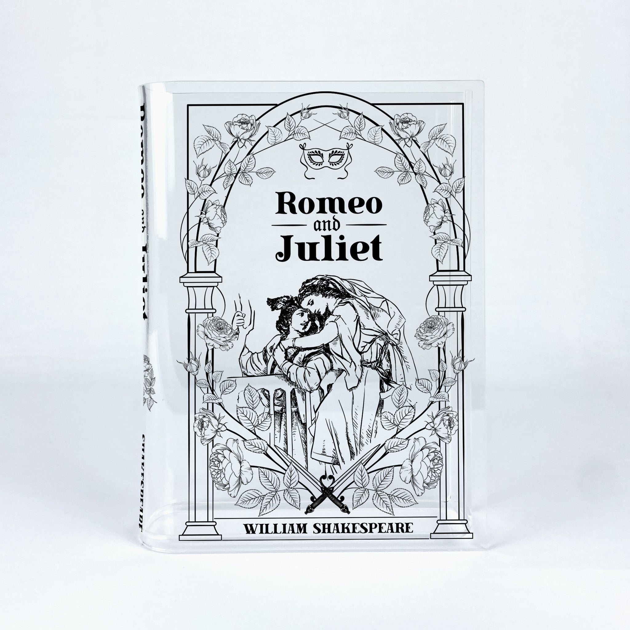 Romeo and Juliet Acrylic Book Vase