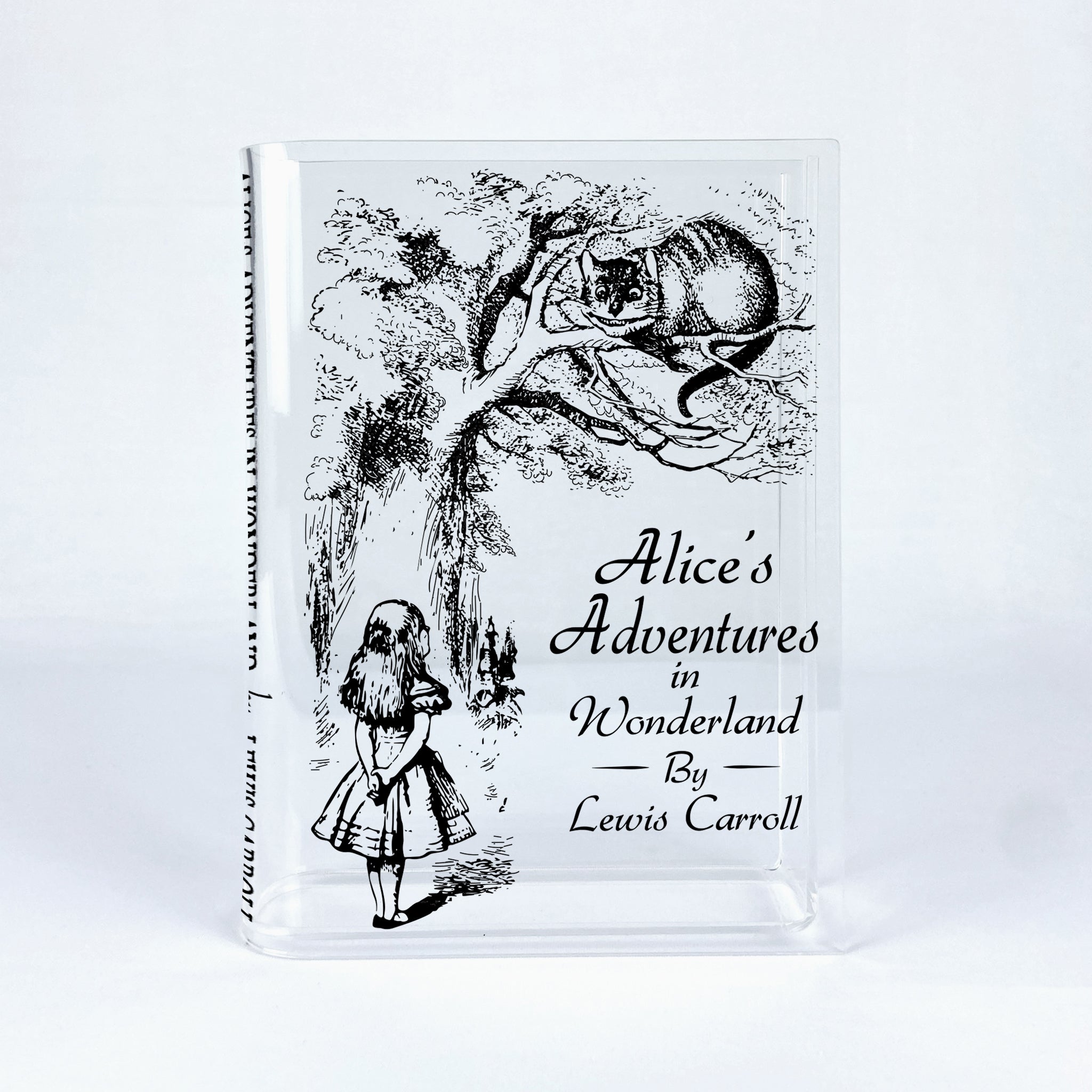 Alice's Adventures in Wonderland Acrylic Book Vase