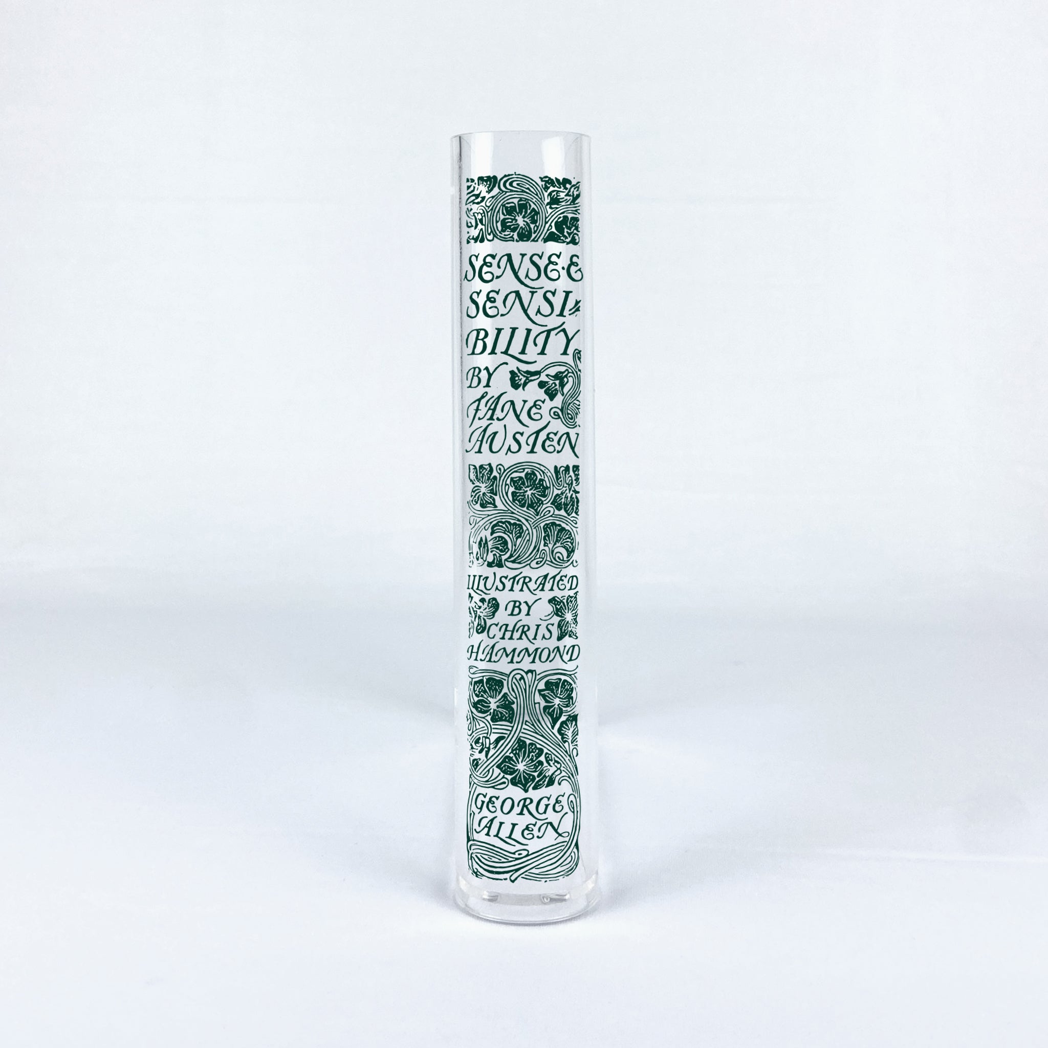 Sense and Sensibility Acrylic Book Vase