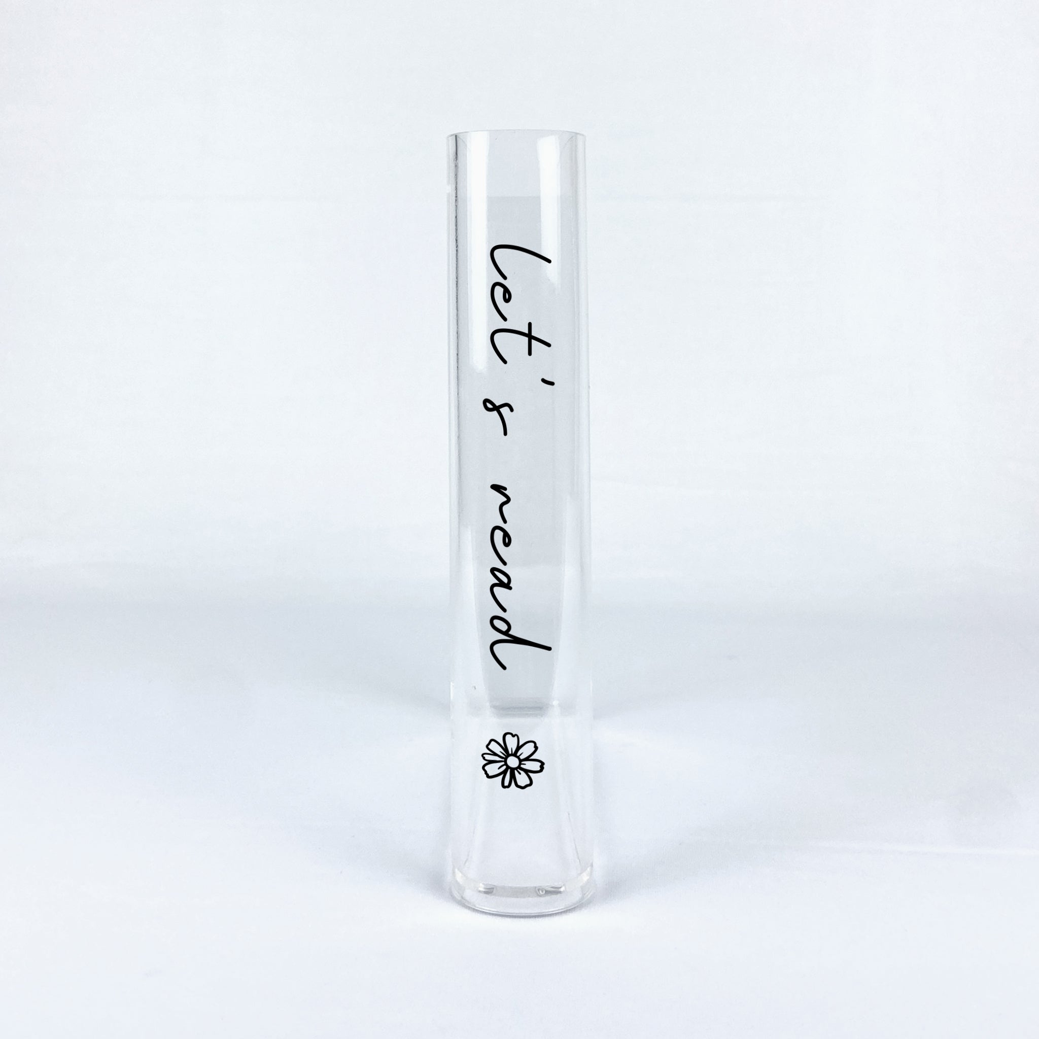 It's A Good Day To Read A Book Acrylic Book Vase