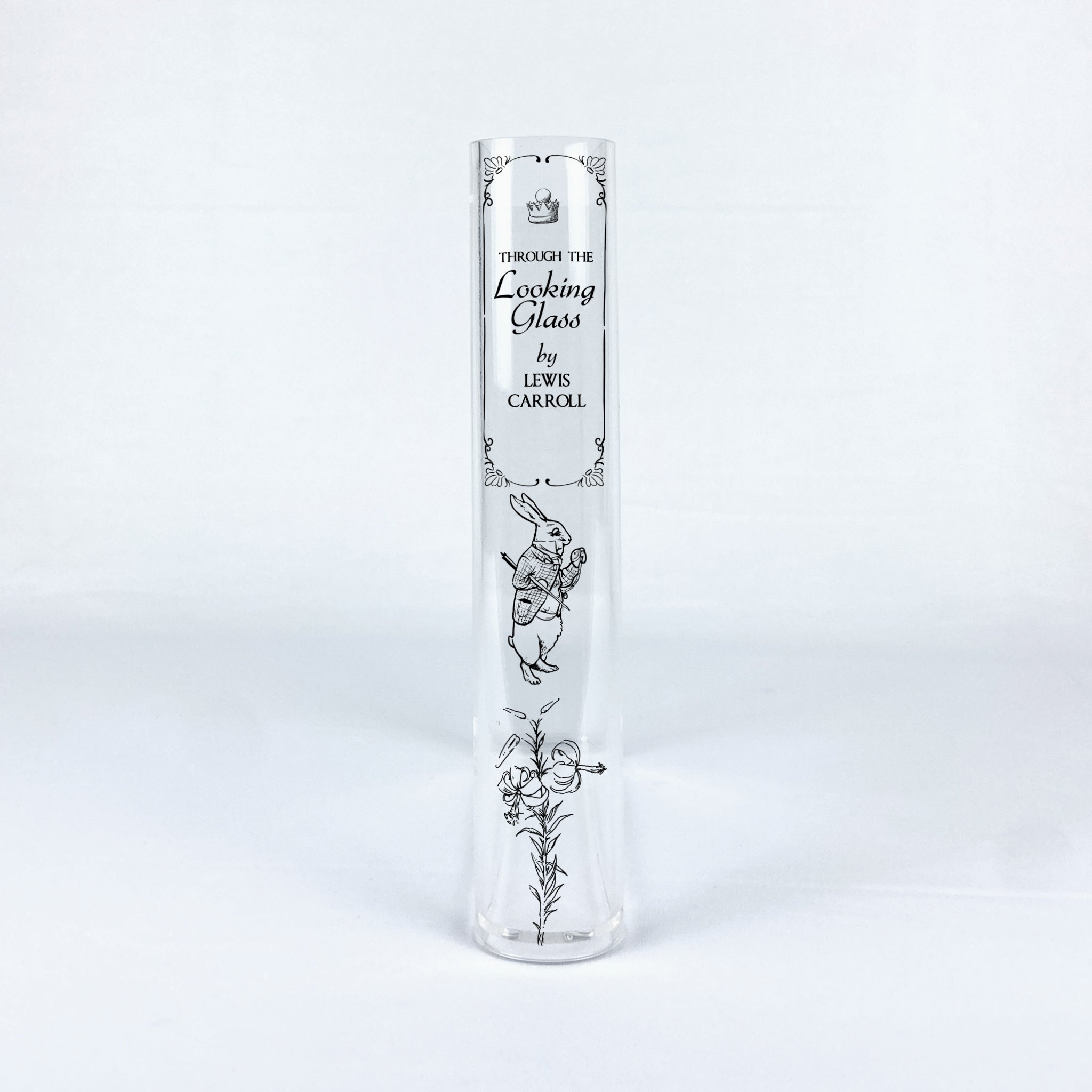 Through the Looking-Glass Acrylic Book Vase