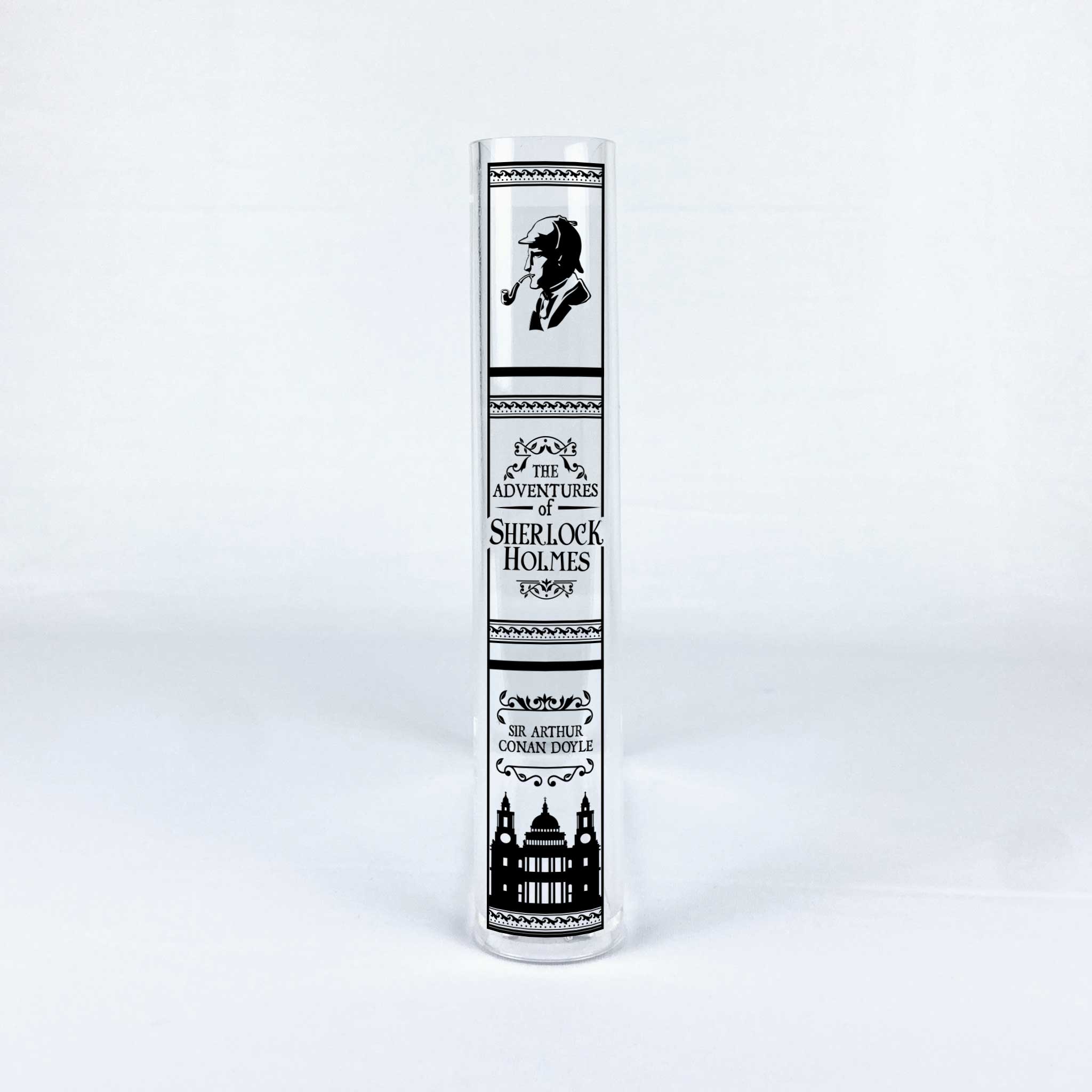 The Adventures of Sherlock Holmes Acrylic Book Vase