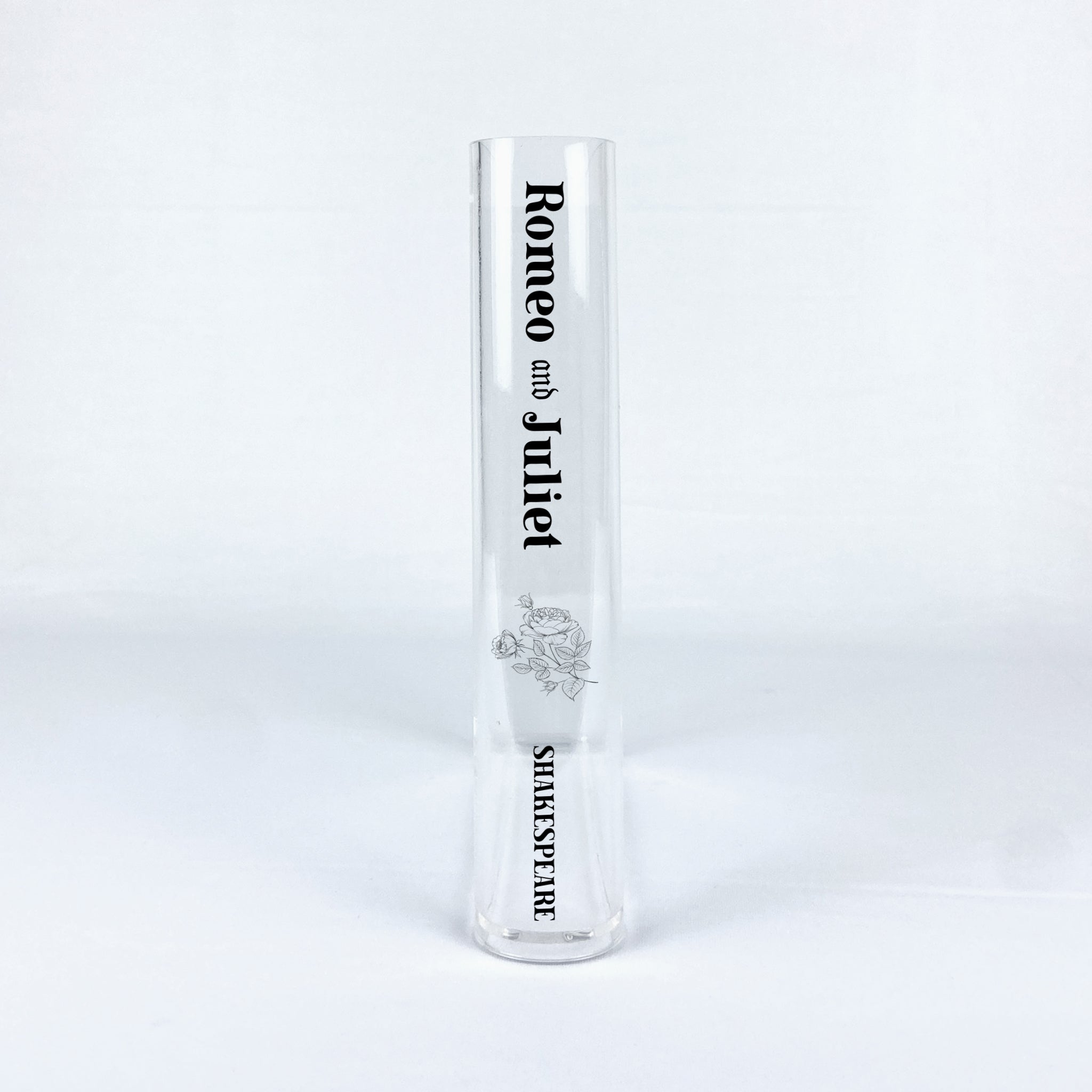 Romeo and Juliet Acrylic Book Vase