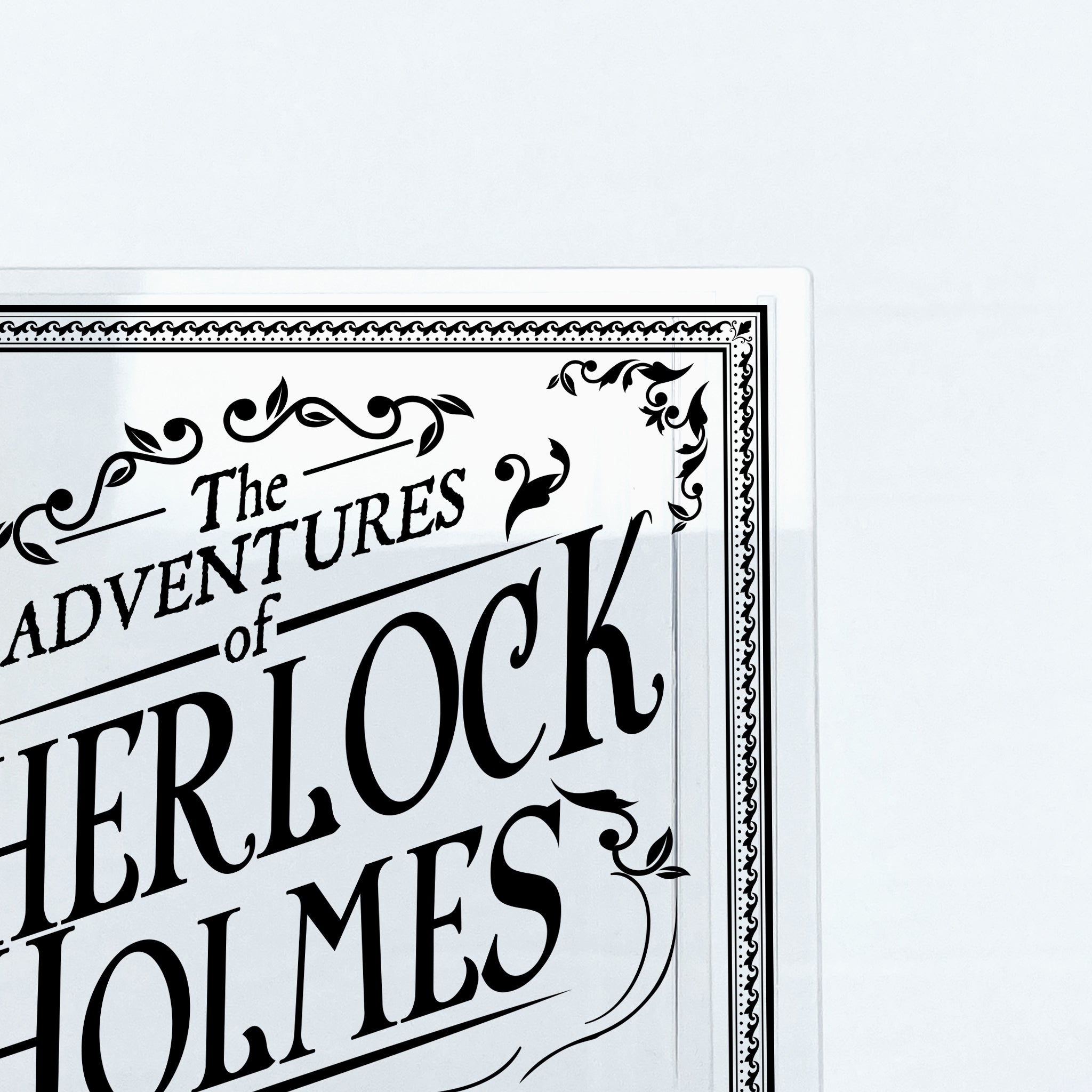 The Adventures of Sherlock Holmes Acrylic Book Vase