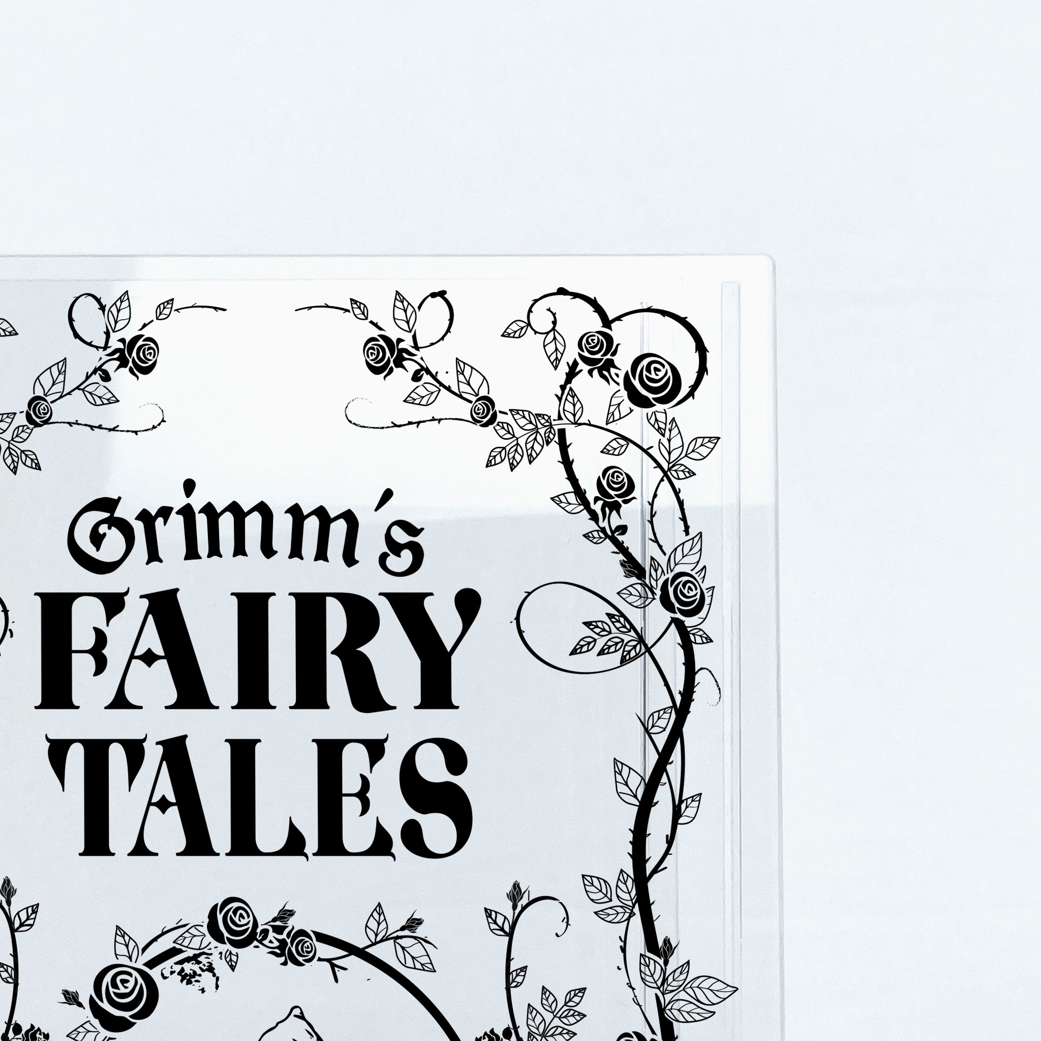 Grimms' Fairy Tales Acrylic Book Vase