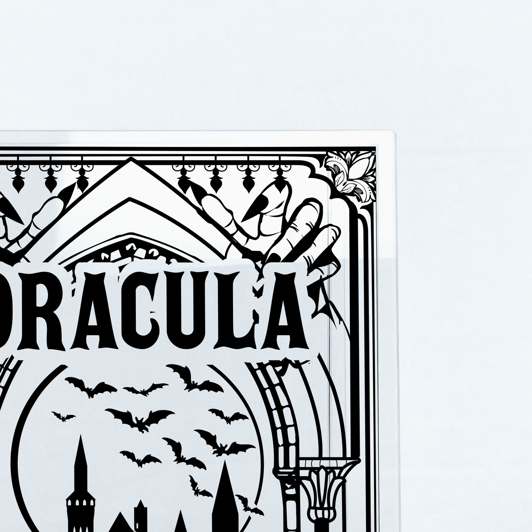 Dracula Acrylic Book Vase - II