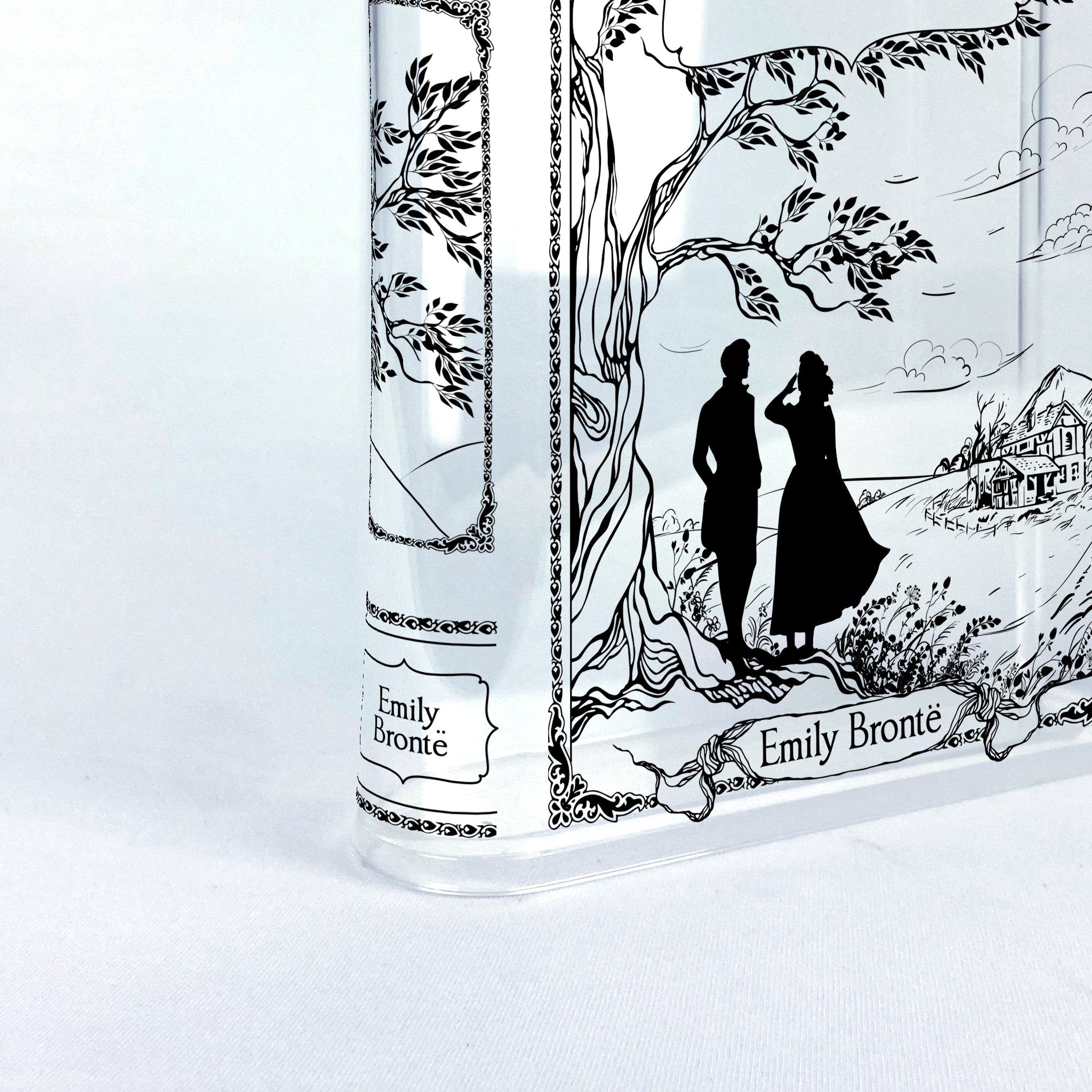 Wuthering Heights Acrylic Book Vase