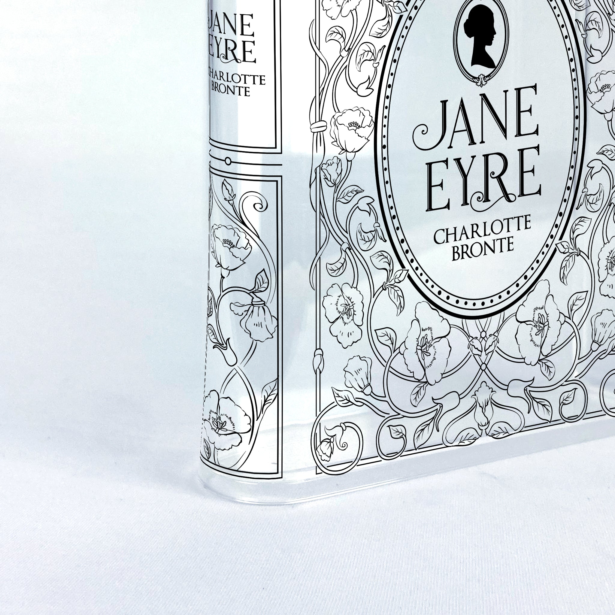 Jane Eyre Acrylic Book Vase