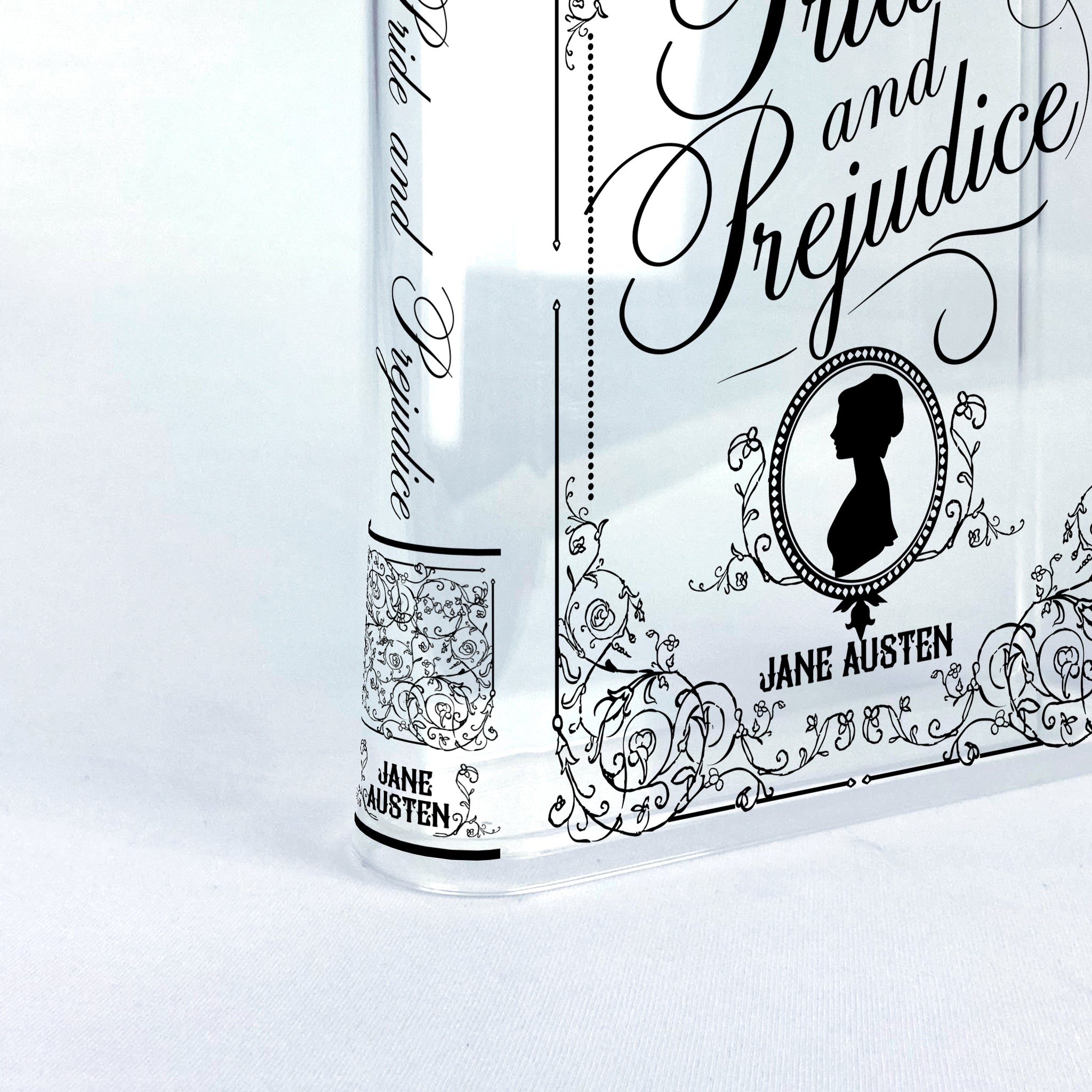 Pride and Prejudice Acrylic Book Vase - II