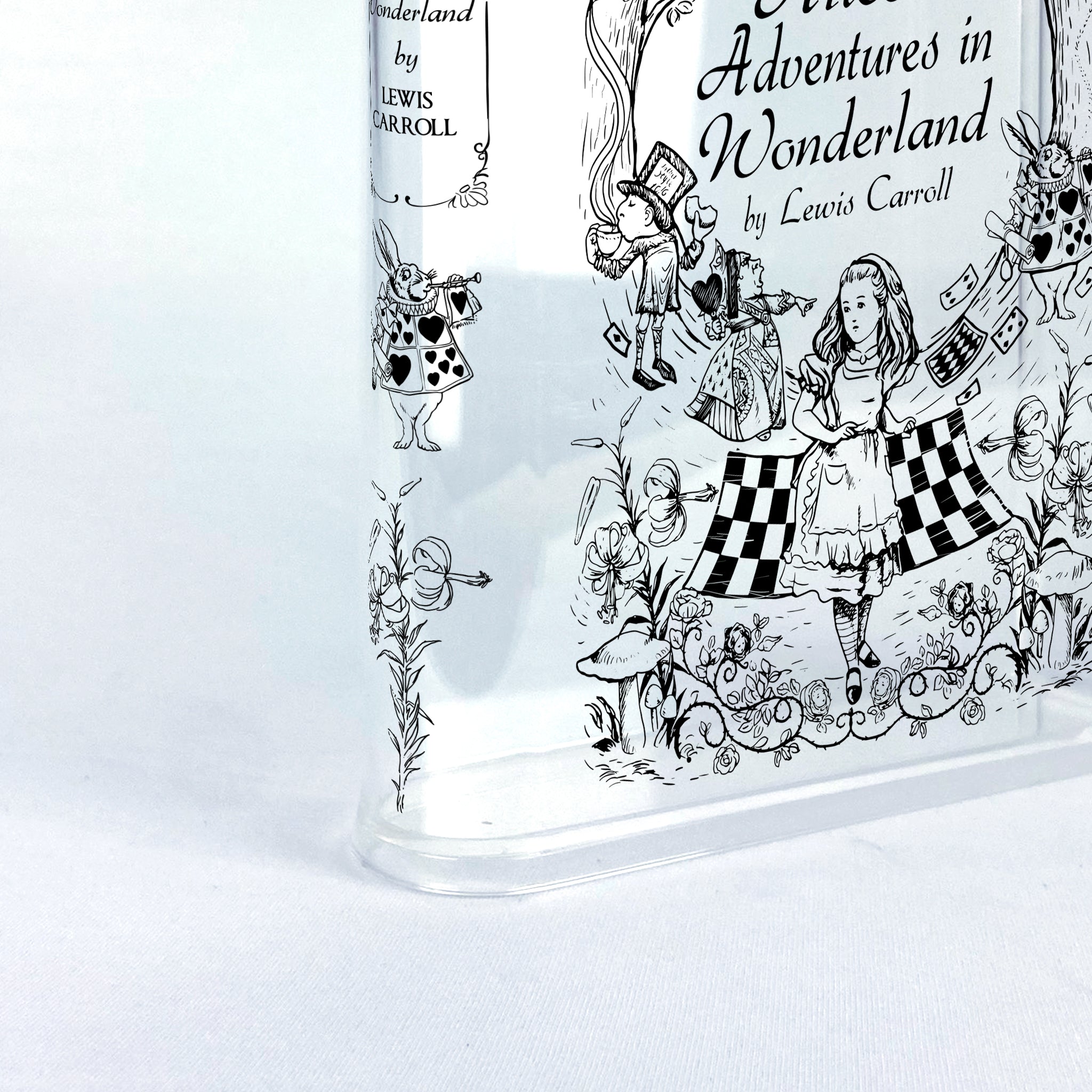 Alice's Adventures in Wonderland Acrylic Book Vase - II