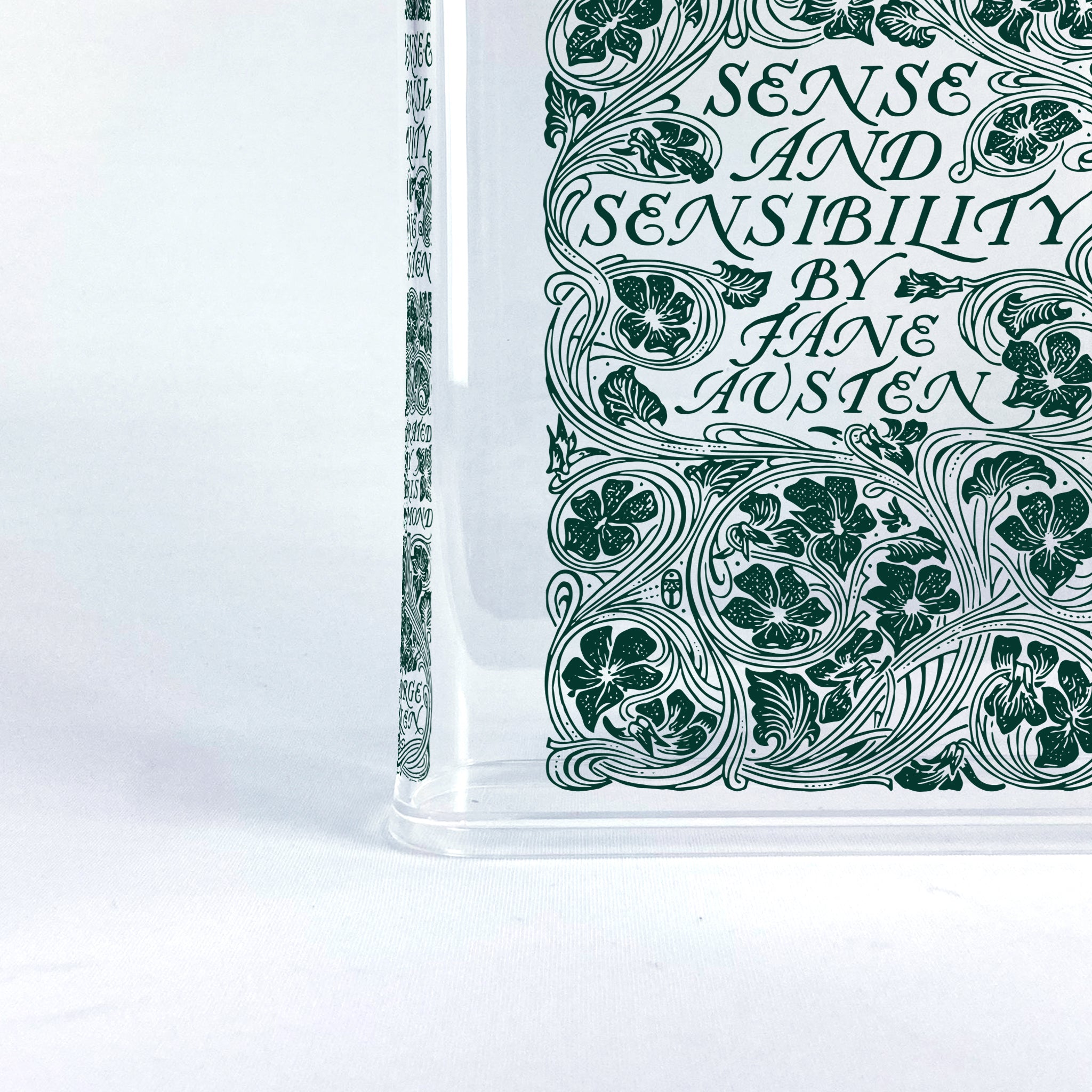 Sense and Sensibility Acrylic Book Vase