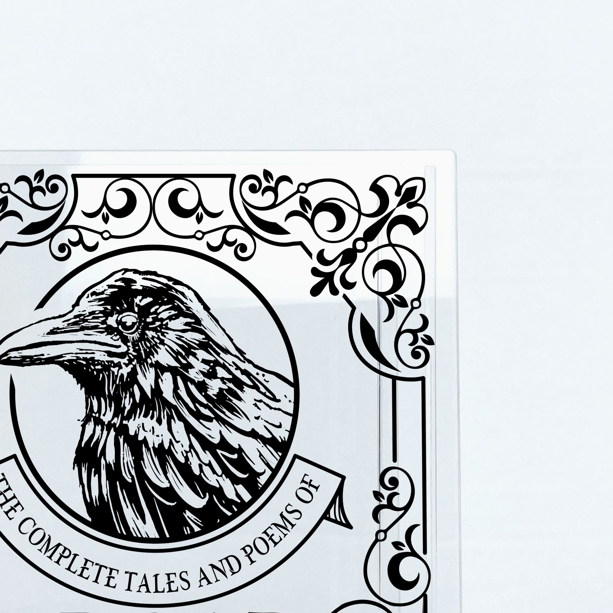 The Complete Tales and Poems of Edgar Allan Poe Acrylic Book Vase